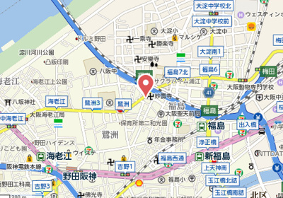 【地図】 | レジュールアッシュ梅田WEST GATE