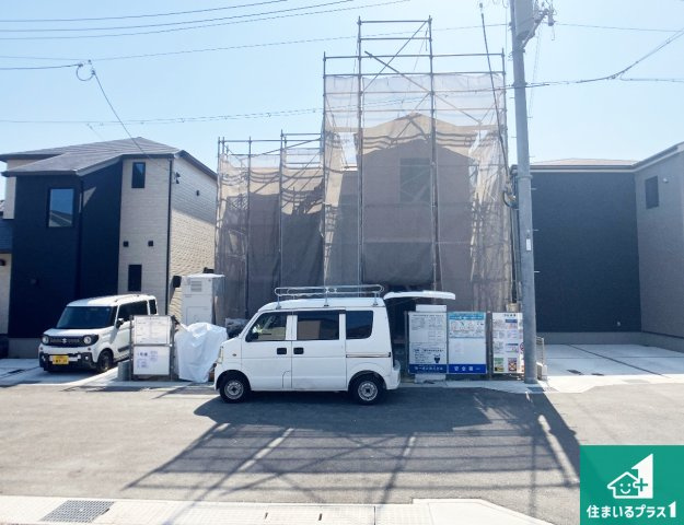 姫路市広畑区則直　第3期　新築一戸建ての外観|周辺は落ち着いた街並みの住宅地！子育てがしやすい住環境です！まだ未完成ですが、現地でしかわからない事もございます。是非一度ご覧ください。
