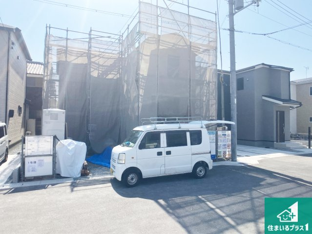 姫路市広畑区則直　第3期　新築一戸建ての外観|周辺は落ち着いた街並みの住宅地！子育てがしやすい住環境です！まだ未完成ですが、現地でしかわからない事もございます。是非一度ご覧ください。