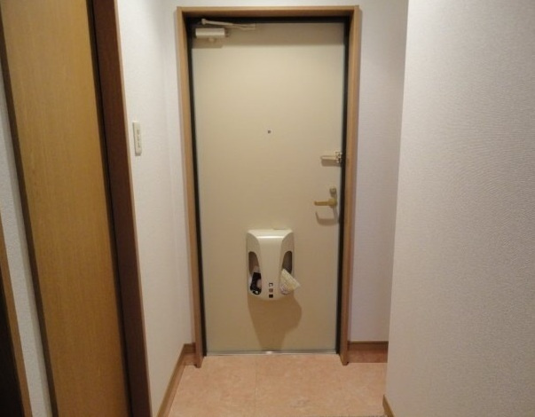 ソレールヤマグチの玄関