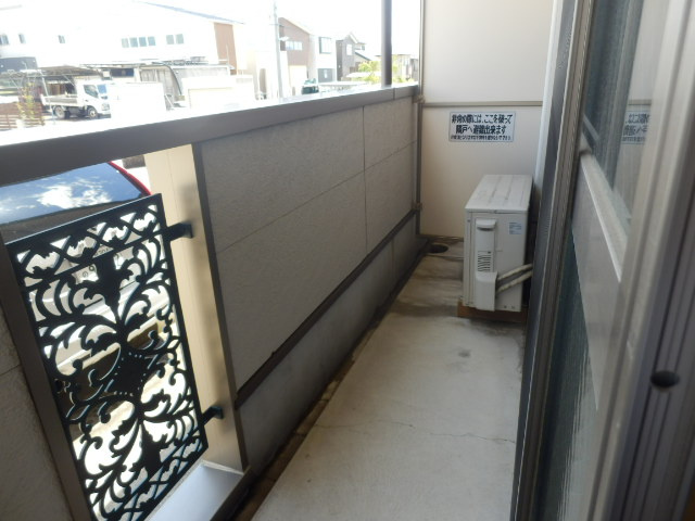 ソレールヤマグチのバルコニー