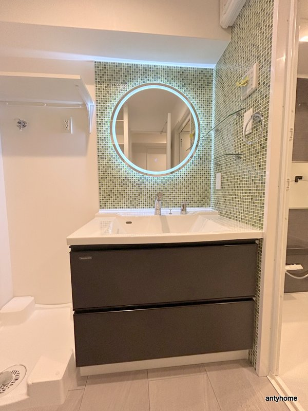 GLAM STELLA松屋町　仲介手数料無料の洗面所