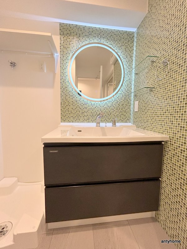 GLAM STELLA松屋町　仲介手数料無料の洗面所