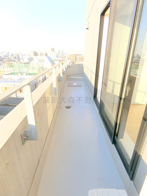 グランカーサ馬込Ⅰのバルコニー|西側のバルコニー