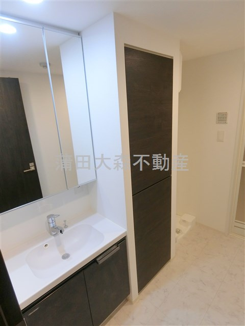 CREAL premier西馬込の洗面所|洗面脱衣所　独立洗面台　室内洗濯機置き場