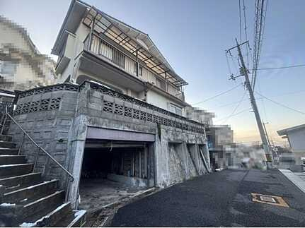 矢野西3丁目の前面道路含む現地写真