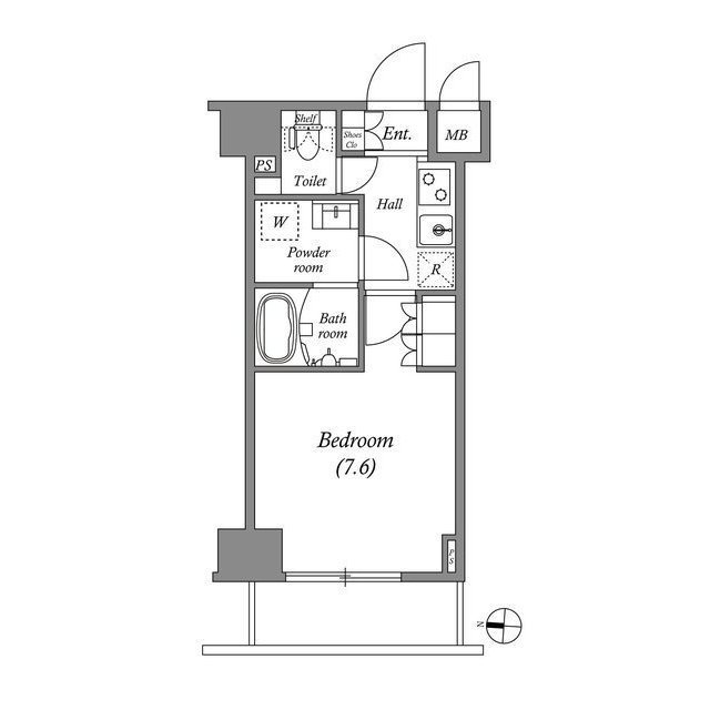 GRAN PASEO両国 Northの間取り