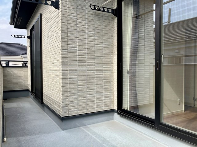 西町戸建のバルコニー
