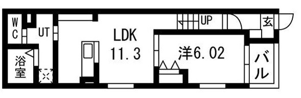リヴェール元中野Ⅱの間取り