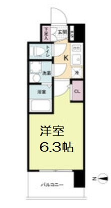 【間取り】 | エスリードレジデンス大阪福島イースト