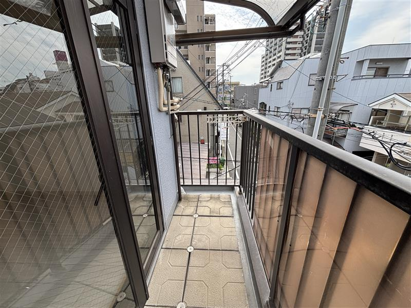 マンション立山のバルコニー