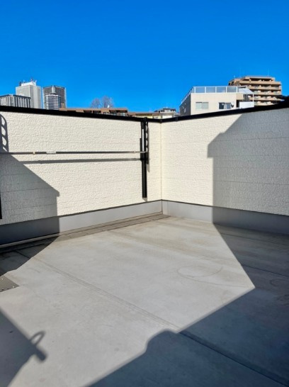 雑司が谷戸建のバルコニー