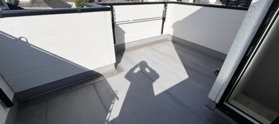 雑司が谷戸建のバルコニー
