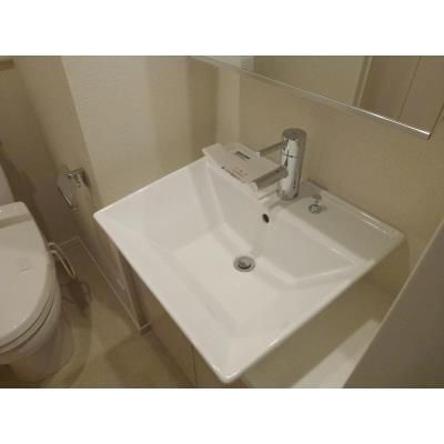 パークアクシス蒲田壱番館の独立洗面台