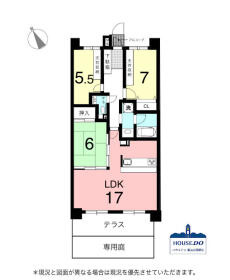 駐車場継承可！グローリアスヒルズ名東神丘町の間取り|専有面積78.72㎡、3LDKのお部屋です。
南向き専用庭付き住戸。
モニター付オートロック、ディンプルキーなどセキュリティ安心！