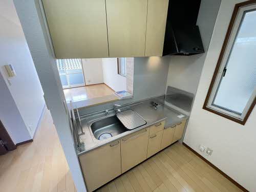 クレース・モール　Ａ棟のキッチン|きれいなキッチンです