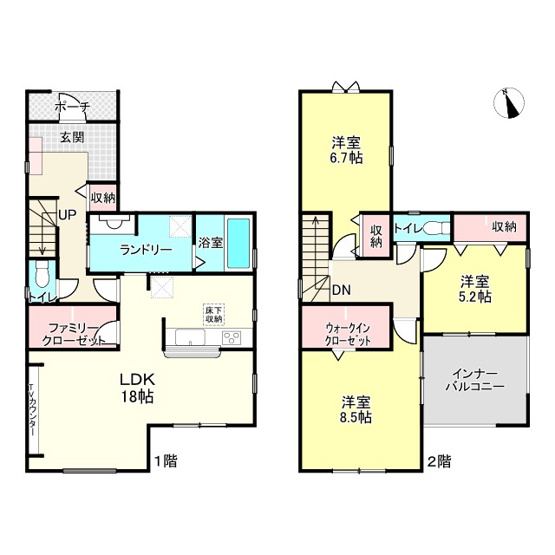 【間取り】 | 姫路市広畑区則直３期