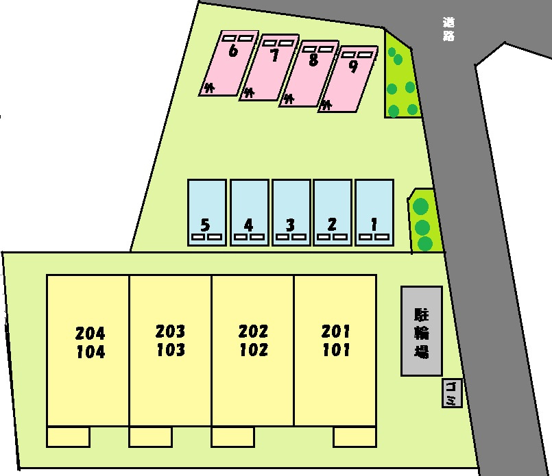 S・and・W＋１の区画図