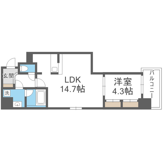 【間取り】 | SUNREGIS NAMBA