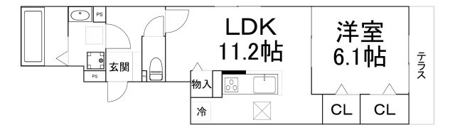 【間取り】 | D-room緑橋