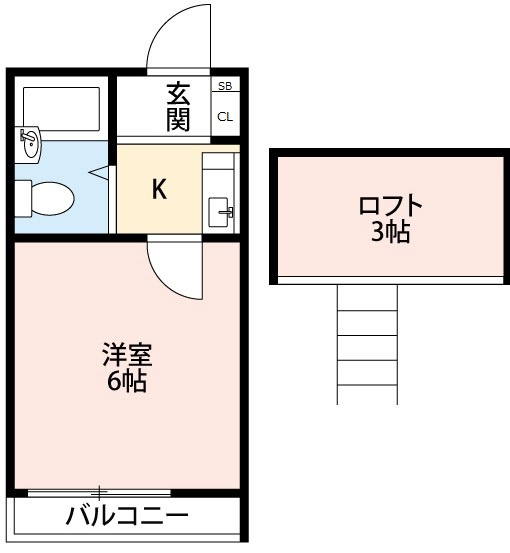 【間取り】 | ボヌール絆Ⅱ
