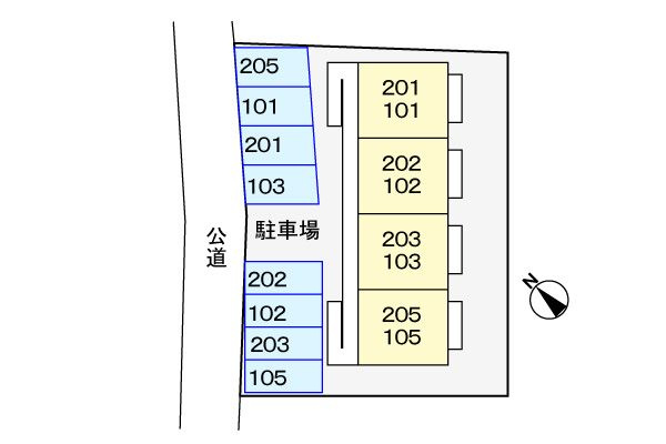 コーポラスＳＫ　　刈谷市近郊の賃貸ならクラスホーム刈谷店の駐車場
