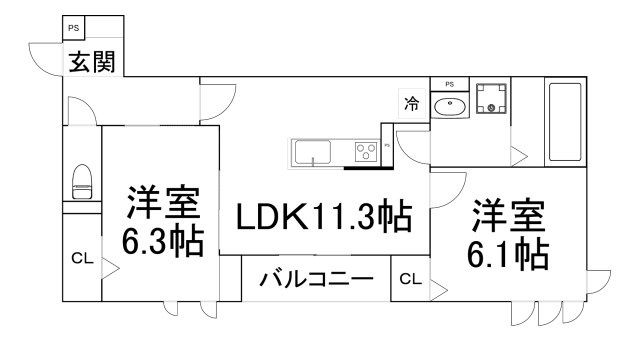 【間取り】 | D-room緑橋