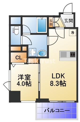 【間取り】 | ブエナビスタ梅田イースト