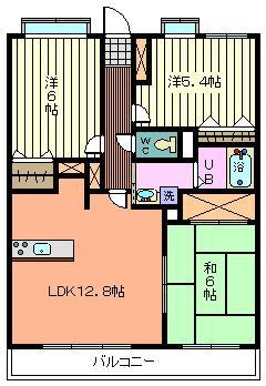 ビューフレア片町の間取り