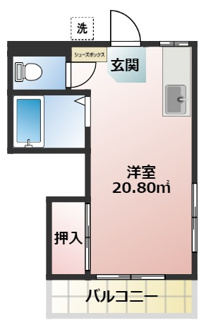 【間取り】 | ジュネス高根