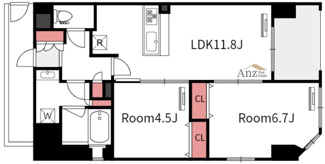 【間取り】 | アーデンタワー北堀江