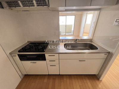 【キッチン】 | アーデンタワー北堀江 | 2口のガスコンロとグリル付きのシステムキッチン♪