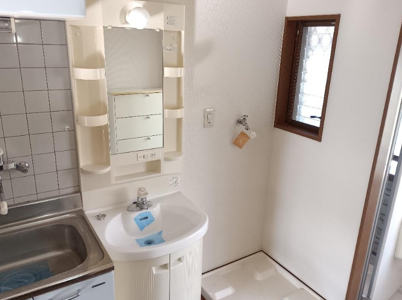 ハイツゆうえんの洗面所