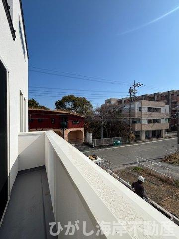 茅ヶ崎市緑が浜　新築戸建のバルコニー|バルコニー