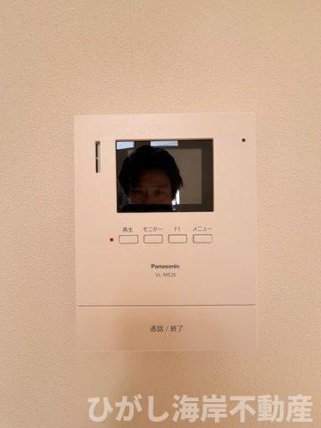 茅ヶ崎市緑が浜　新築戸建のセキュリティ|TVモニター付きインターフォン