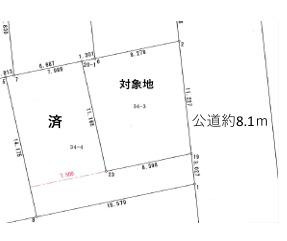 茅ヶ崎市緑が浜　新築戸建の区画図|区画図