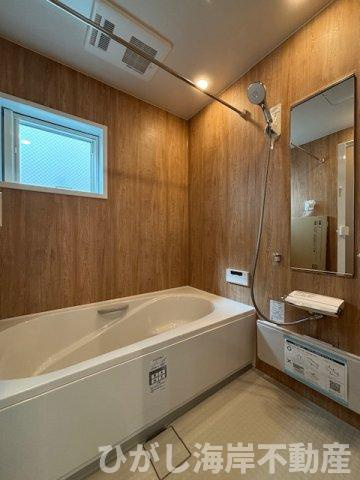 茅ヶ崎市緑が浜　新築戸建の浴室|1坪タイプ　ユニットバス