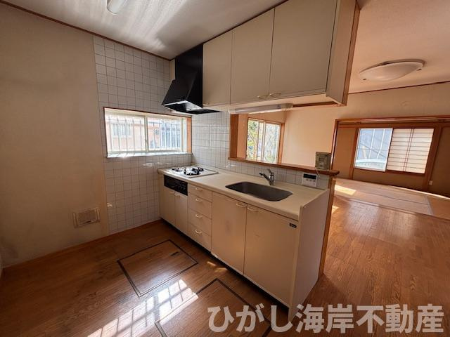 茅ヶ崎市白浜町 　中古戸建のキッチン|室内クリーニング済み！　キッチンスペース