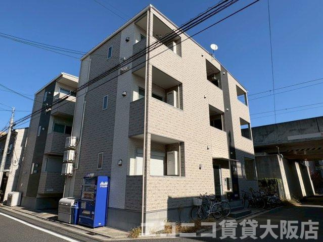 東大阪市荒川３丁目のアパートの外観