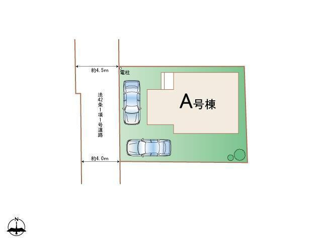藤沢市大鋸　新築戸建の区画図| 区画図