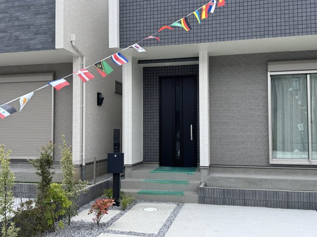 松戸市新松戸6丁目新築戸建【新松戸南小学校：4分】のエントランス|エントランス