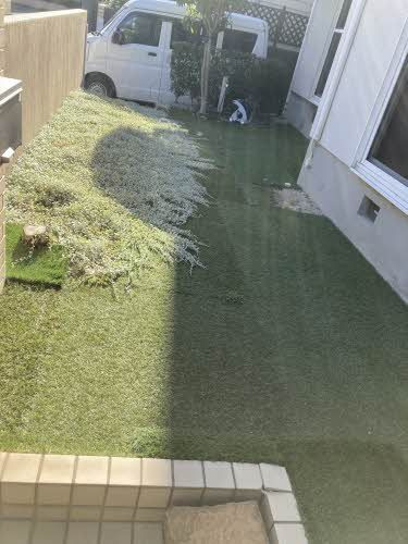 東門５丁目 貸家の庭