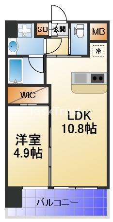 【間取り】 | プレジオ天神橋ASIAN