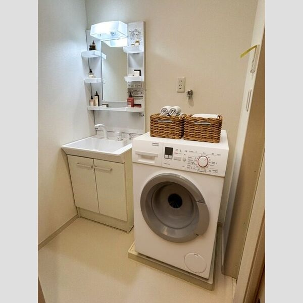 ARTE久留米の洗面所