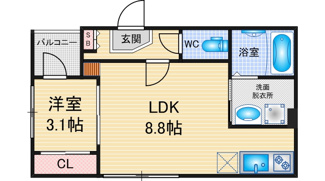【間取り】 | ハーモニーテラス日比野 | 略図の為、現状優先