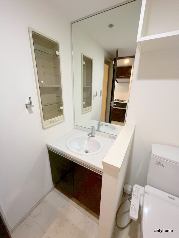 カスタリア堺筋本町　仲介手数料無料の洗面所