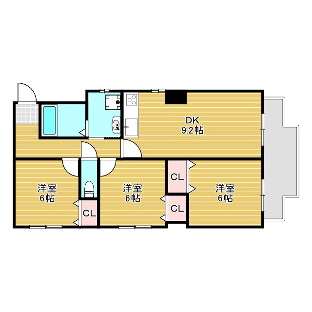 プリムールの間取り