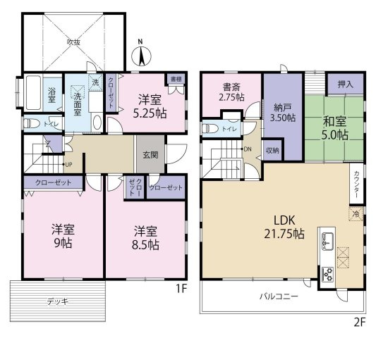舞子台3丁目戸建の間取り