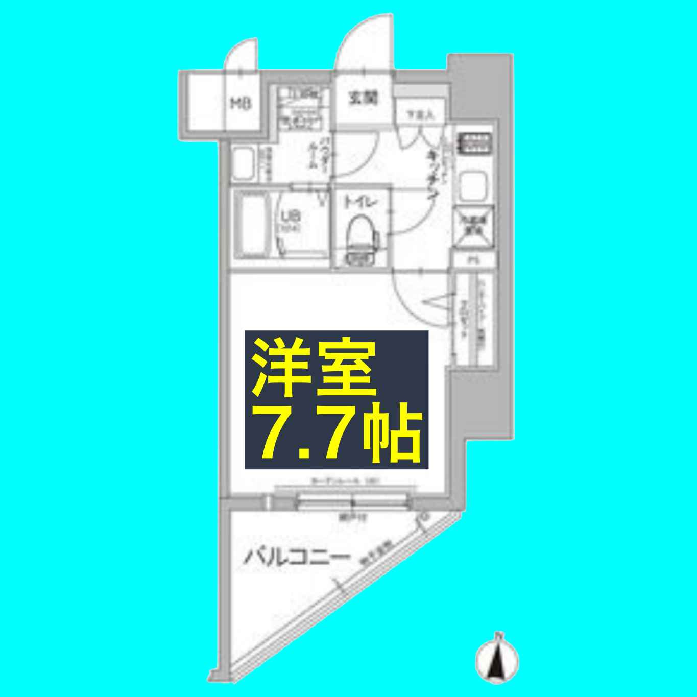 エスリード泉プレステージの間取り