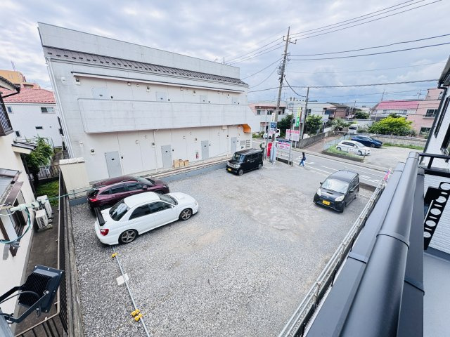 松戸市松戸新田新築戸建【寒風台小学校：10分】の展望|バルコニーより南側眺望